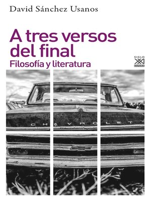 cover image of A tres versos del final